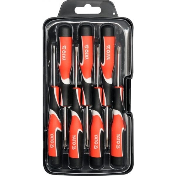 ПРЕЦИЗИОННЫЕ ОТВЕРТКИ YATO 7 шт. ПЛОСКИЙ / КРЕСТ / TORX YT-25863