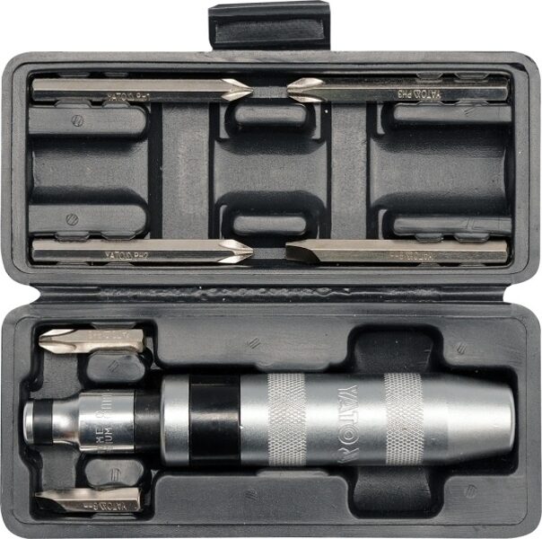 ОТВЕРТКА УДАРНАЯ YATO + БИТЫ 6 шт YT-2802