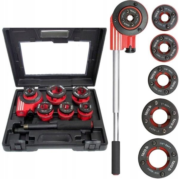 YATO НАБОР ДЛЯ НАРЕЗКИ РЕЗЬБЫ ТРУБ YATO 6 ГБ. YT-2900 5906083929007