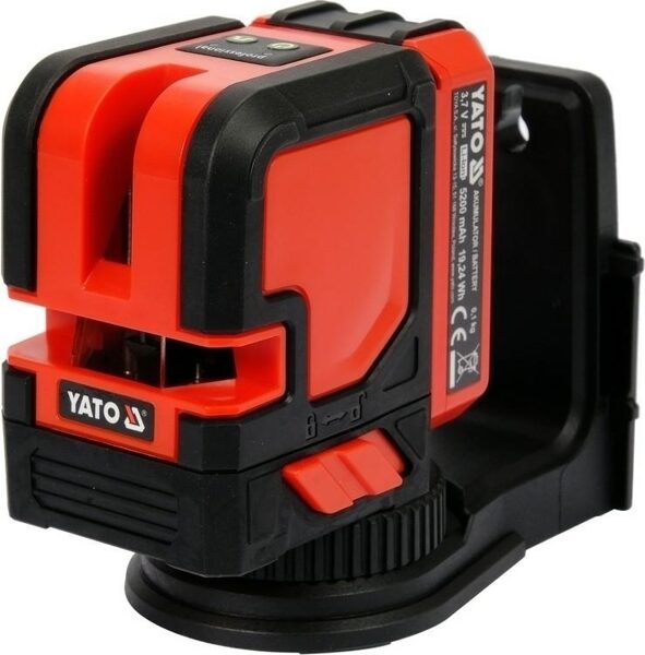 YATO Перекрестный лазерный уровень 3,7 В (5,2 Ач), зеленый луч YT-30434 5906083075728