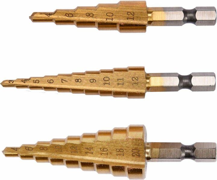 Набор многоступенчатых сверл YATO (3 шт.) YT-44731 5906083054082