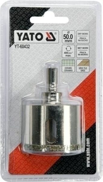 Алмазная коронка Yato YT-60432 50 мм 5906083048432