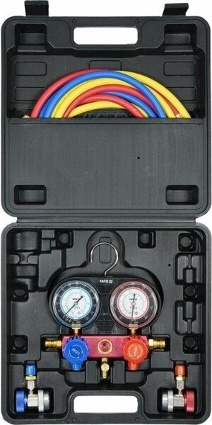 КОМПЛЕКТ ДЛЯ ОБСЛУЖИВАНИЯ КЛИМАТИЧЕСКИХ СИСТЕМ 6 ЧАСТ. YT-72990