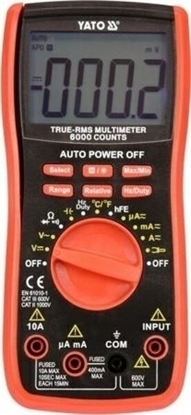 УНИВЕРСАЛЬНЫЙ ЦИФРОВОЙ МУЛЬТИМЕТР YATO YT-73085