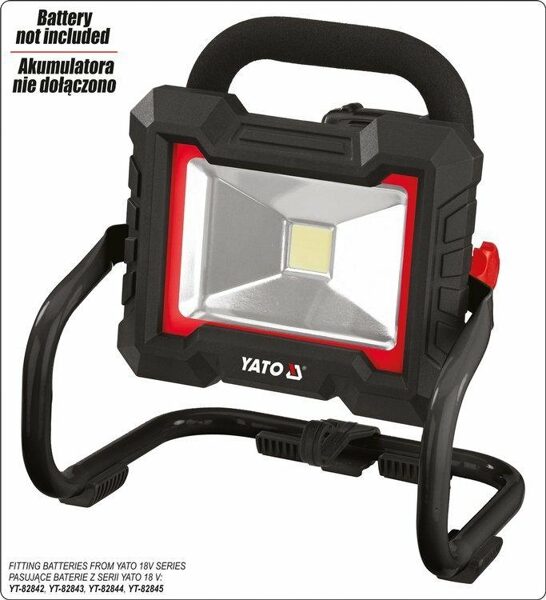 ПРОЖЕКТОР YATO LED 18V 1600LM 20W БЕЗ АККУМУЛЯТОРА И ЗАРЯДНОГО УСТРОЙСТВА YT-82961 5906083070792