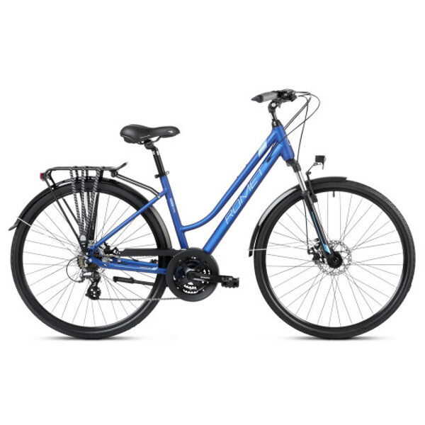 Велосипед Romet Gazela 2 2024 dark blue-sky blue-20" / L 28200520OA