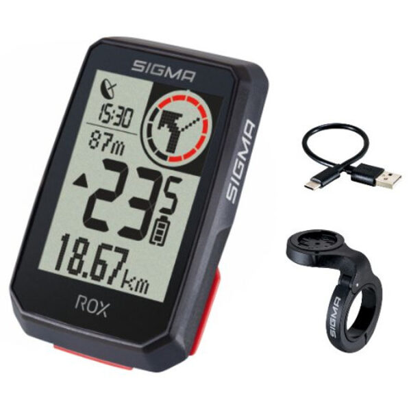 Велокомпьютер SIGMA ROX 2.0 GPS Black Top Mount Set COMP293