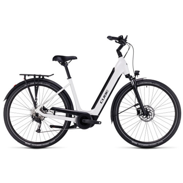 Электрический велосипед Cube Supreme Sport Hybrid ONE 500 Easy Entry white'n'black 2023-46 cm / XS 632351 - Easy Entry 46 cm - XS
