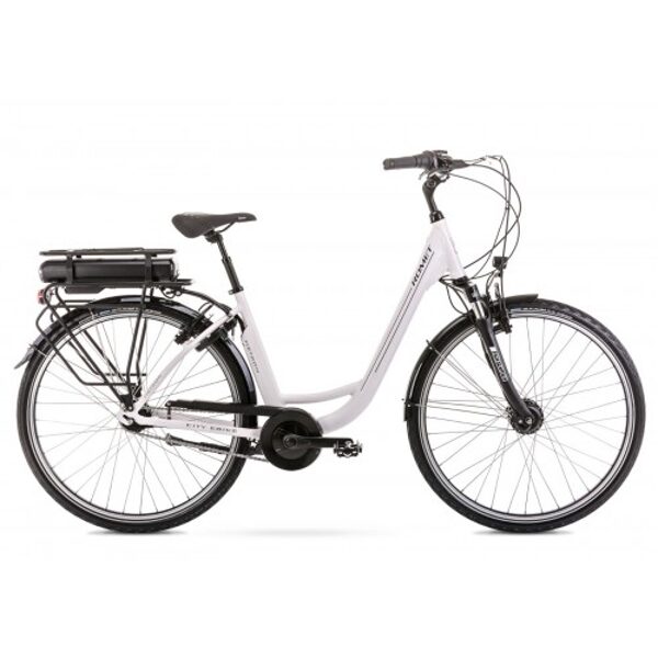 Электрический велосипед Romet Metron 28" 2022 white-20" / L 2228659