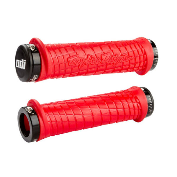 Ручки руля ODI Troy Lee Designs Signature MTB Lock-On Red/Black GRIP112