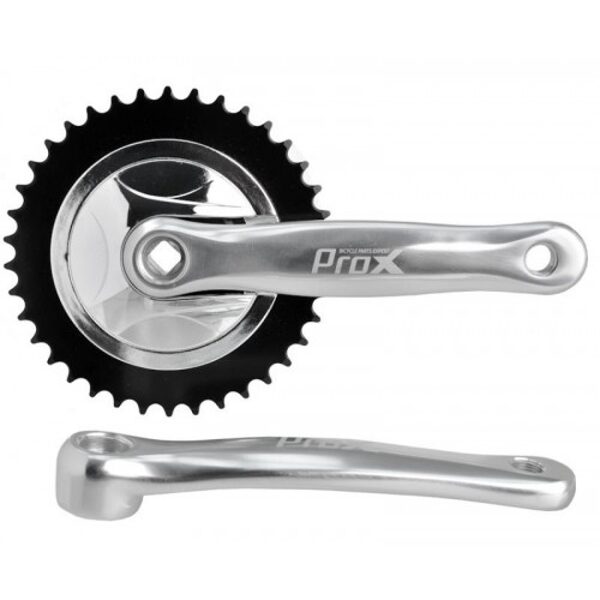 Блок передних звезд ProX City Alu 1-speed 38T 170mm silver-black CHWH86