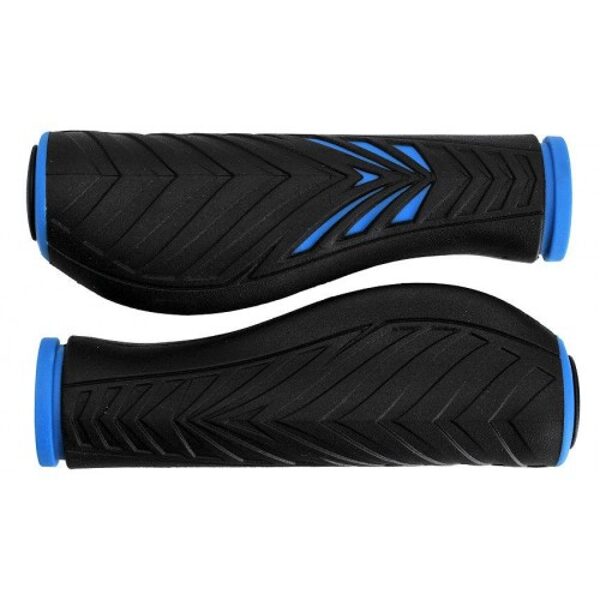 Ручки руля Velo ProX VLG-1133AD2 130mm Comfort GEL blue-black  GRIP56
