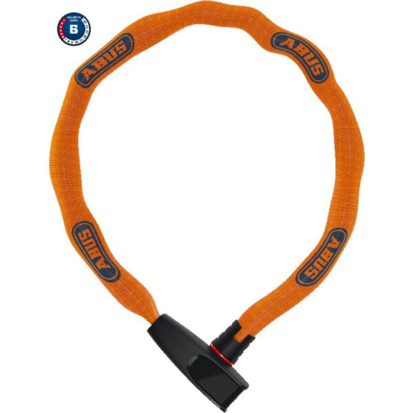 Замок Abus 6806K/85 NEON orange (square chain) LOCK365