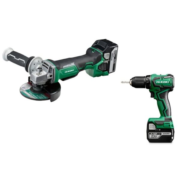 НАБОР HIKOKI 18V DS18DD шуруповерт + G18DBAL SANDER 2x5,0 2x3,0 2x1,5Ah 2x зарядное устройство HITSYSTEM DS18DDWPZ+G18DBBAL