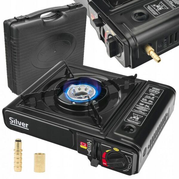 SILVER ТУРИСТИЧЕСКИЙ ПОЛЕВОЙ ГАЗОВЫЙ КОМПЛЕКТ 2-в-1 11460 5907589367300